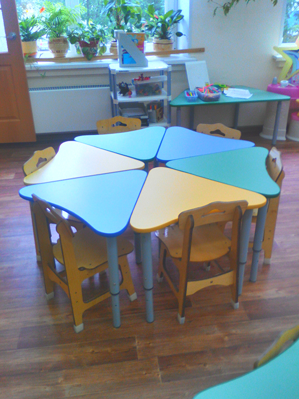 Столы для детского сада, столы регулируемые