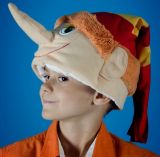 Детская карнавальная шапочка «Буратинка»