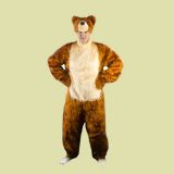 Взрослый карнавальный костюм "Бурый Медведь"(лохматый)