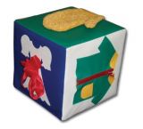 Мягкий детский дидактический модуль - набор "Одень Кубик"