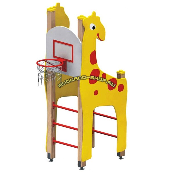 Лаз "Жираф" с баскетбольным щитом