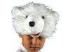 Карнавальная шапочка-маска «Белый медведь»
