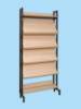 Шкаф-стеллаж комбинированный для учебных пособий для библиотек школы