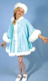 Детский карнавальный костюм "Снегурочка"