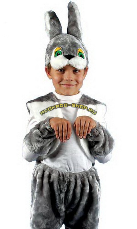 Детский карнавальный костюм "Зайчик"