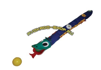 Мягкий детский дидактический модуль - набор  "Змейка"  с шариками