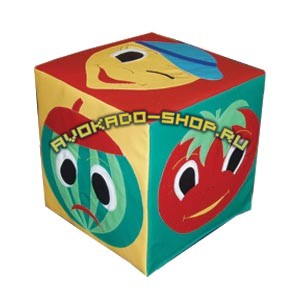 Дидактический модуль - набор кубик  с эмоциями Забавные фрукты