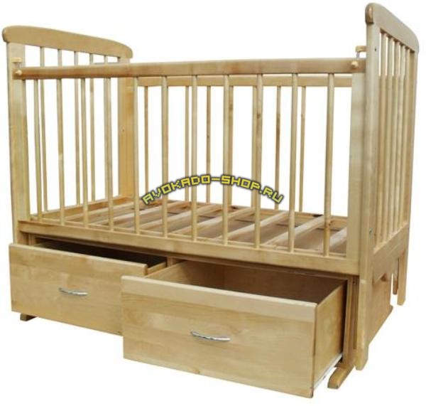 Кровать младенческая  "Сева" с ящиками
