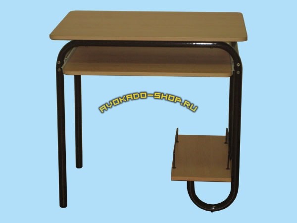 Стол преподавателя компьютерный  в школу для кабинета информатики (L-900 мм)